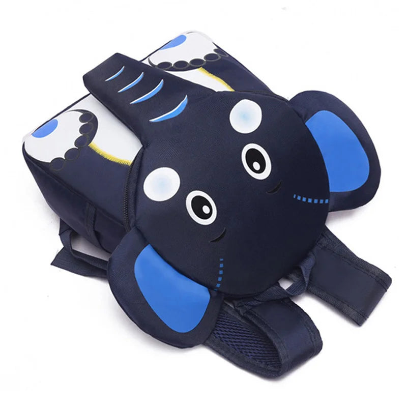 Elephant School Backpack for Children 3D Animal Kids School Bags Boys Girls