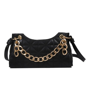 Casual Chain Lingge Shoulder Messenger Bag Small Square Bag