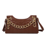 Casual Chain Lingge Shoulder Messenger Bag Small Square Bag