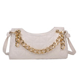 Casual Chain Lingge Shoulder Messenger Bag Small Square Bag