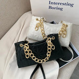 Casual Chain Lingge Shoulder Messenger Bag Small Square Bag
