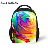 Kids School Bags Flower Pattern Student Bags Children Book Bag Nursery Bag