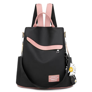 High Leather Women Backpack Anti-theft Travel Backpack