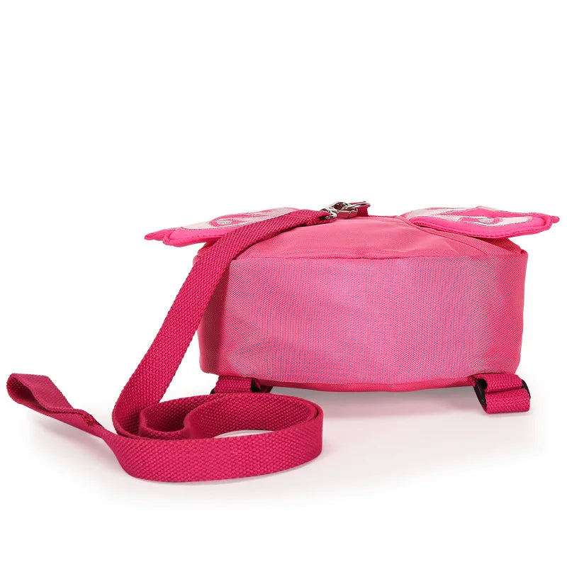 Girls Butterfly Backpack Anti-lost Lightweight School Bag