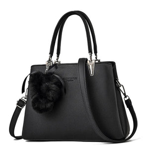 Fur Ball Pendant Bag Shoulder Bag Handbag Women Bag