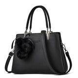 Fur Ball Pendant Bag Shoulder Bag Handbag Women Bag