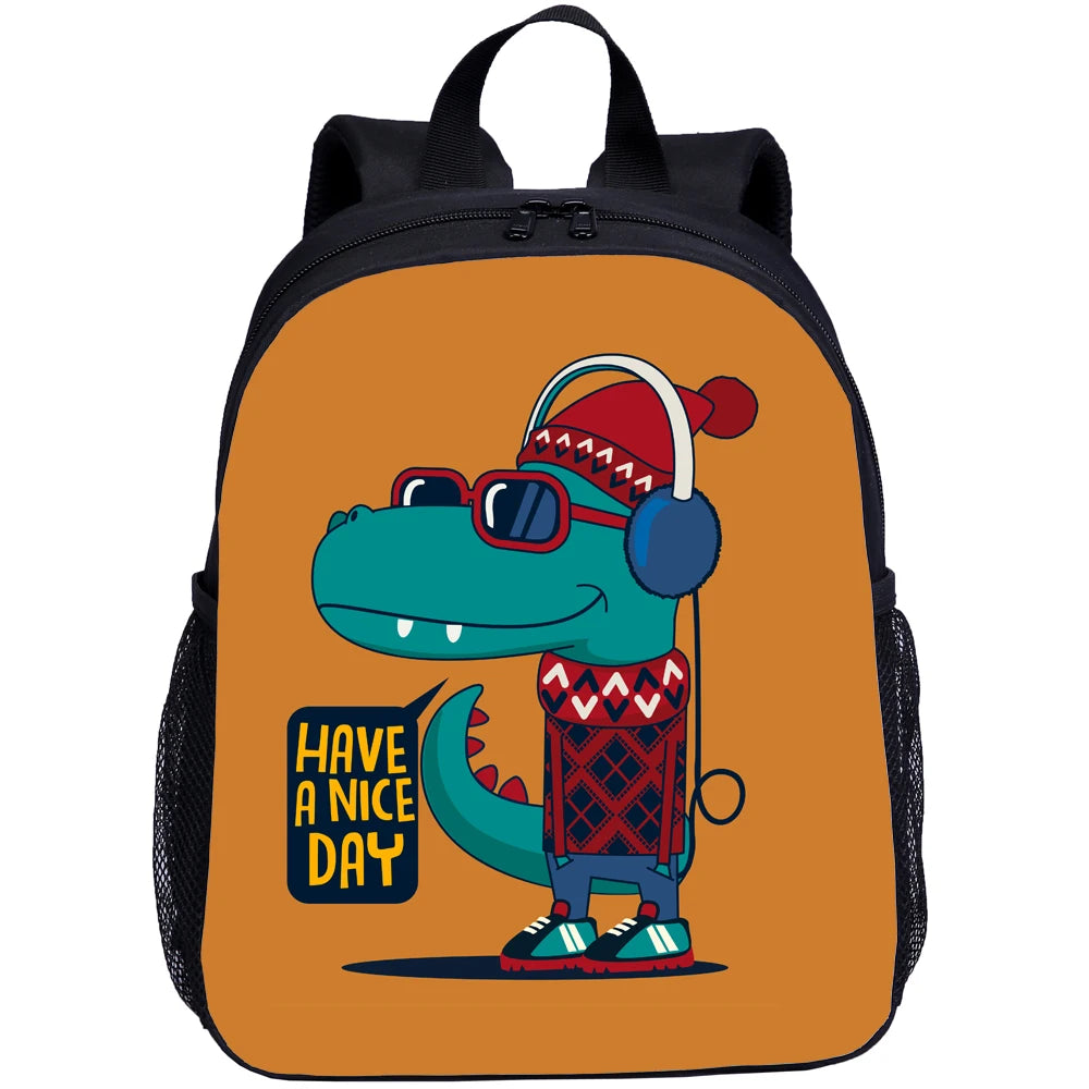 Cartoon Dinosaur Toddler School Bag for Kids Backpack