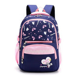 Girl Clouds Pattern School Backpack Waterproof Book Bag Girls Satchel