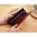 Women's Long Leather Wallet Lady Purses Clutch Bag Top PU Cardholder Money Bag