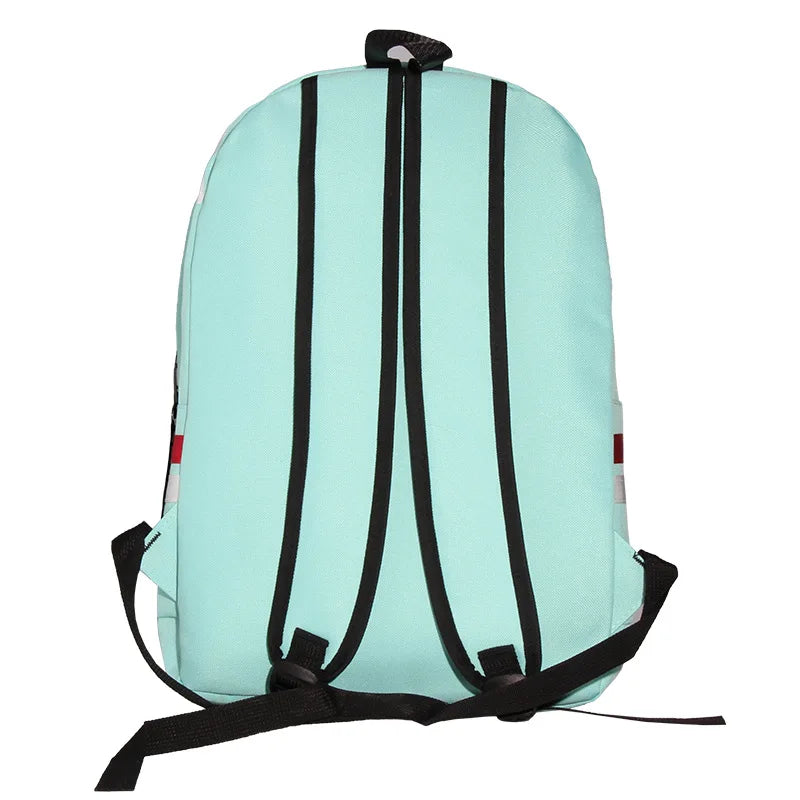 Children Character Backpack Personalised Pattern Zipper School Bag