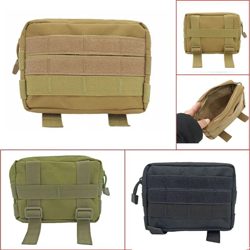 Tactical Molle Pouch Belt Waist Pack Bag for Outdoor Sports