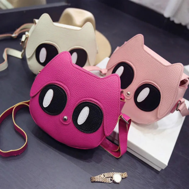 Women Bag Over Shoulder Handbags Crossbody Sling Leather Cartoon Print