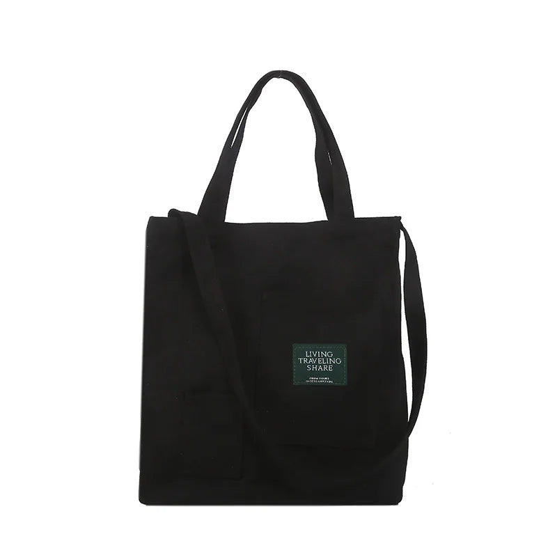 Small Fresh Canvas Shoulder Bag for Female Students