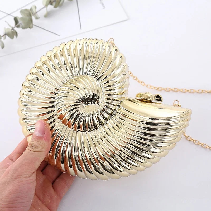 Conch Evening Bag Chain Dinner Bag Hand Bag