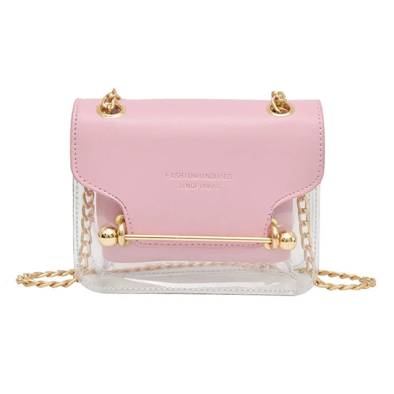 Women's Transparent PVC Jelly Small Shoulder Bag