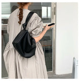 Soft Knotted Tofu Bag for Women Shoulder Underarm Crossbody Bag