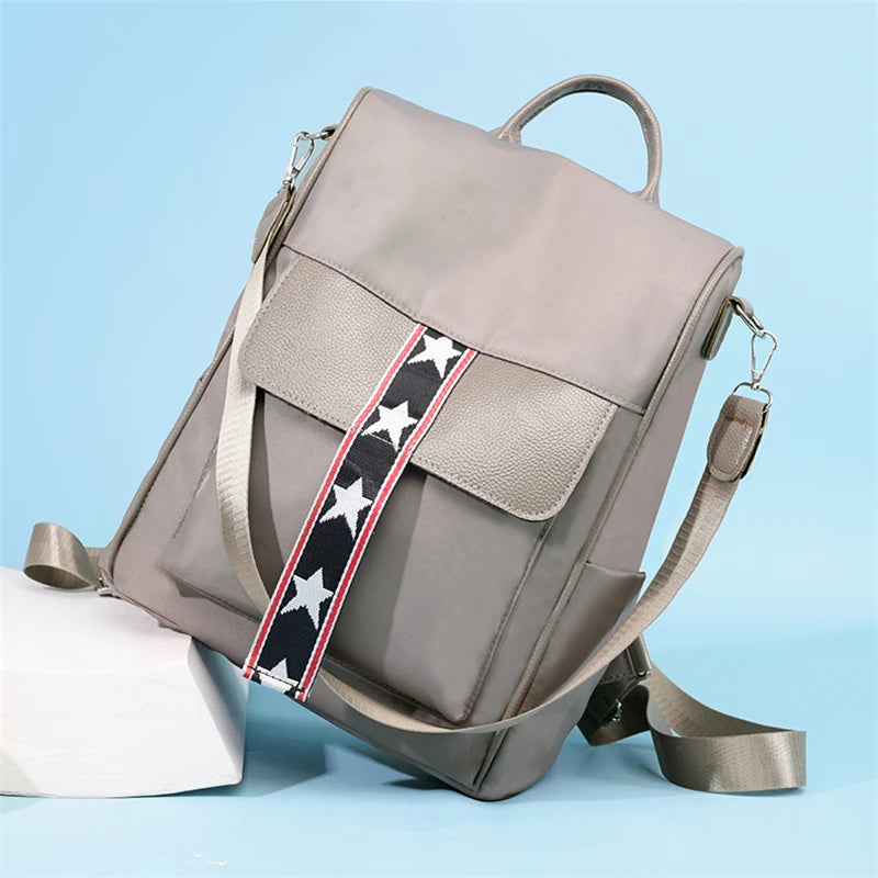 Casual Women Backpack Nylon School Bags Teenage Girl Shoulder Bags