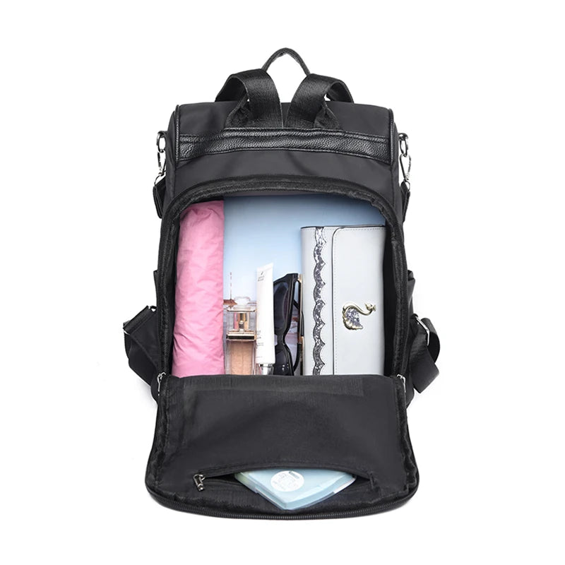 Casual Women Backpack Nylon School Bags Teenage Girl Shoulder Bags