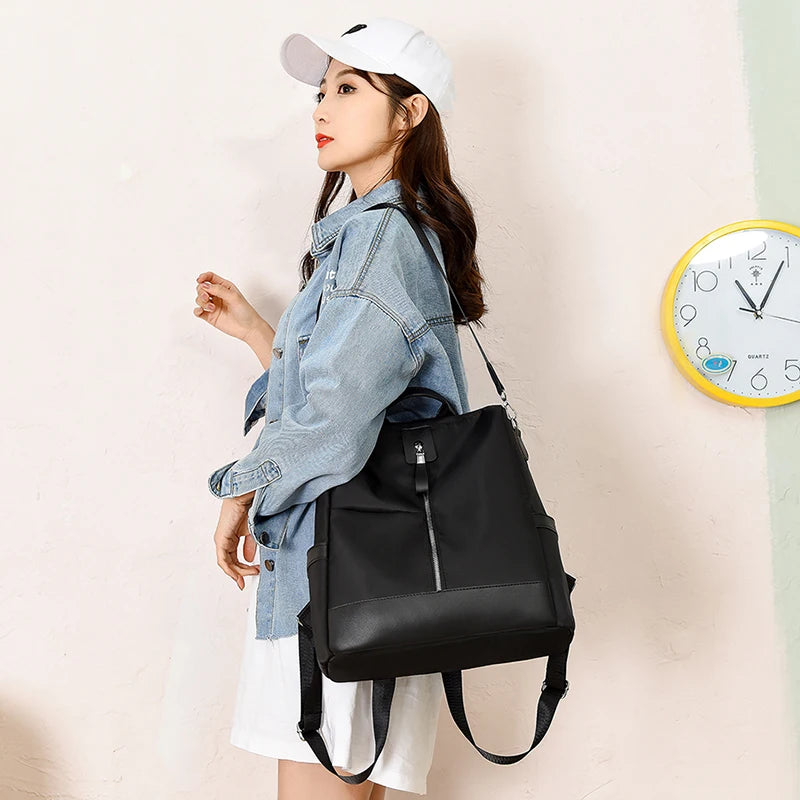 Casual Women Backpack Waterproof Laptop Teenage Girls School Shoulder Bags