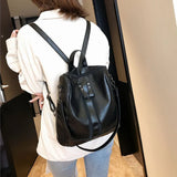 Casual Classic Backpack Purse Bags PU Leather Backpack Women School Bags
