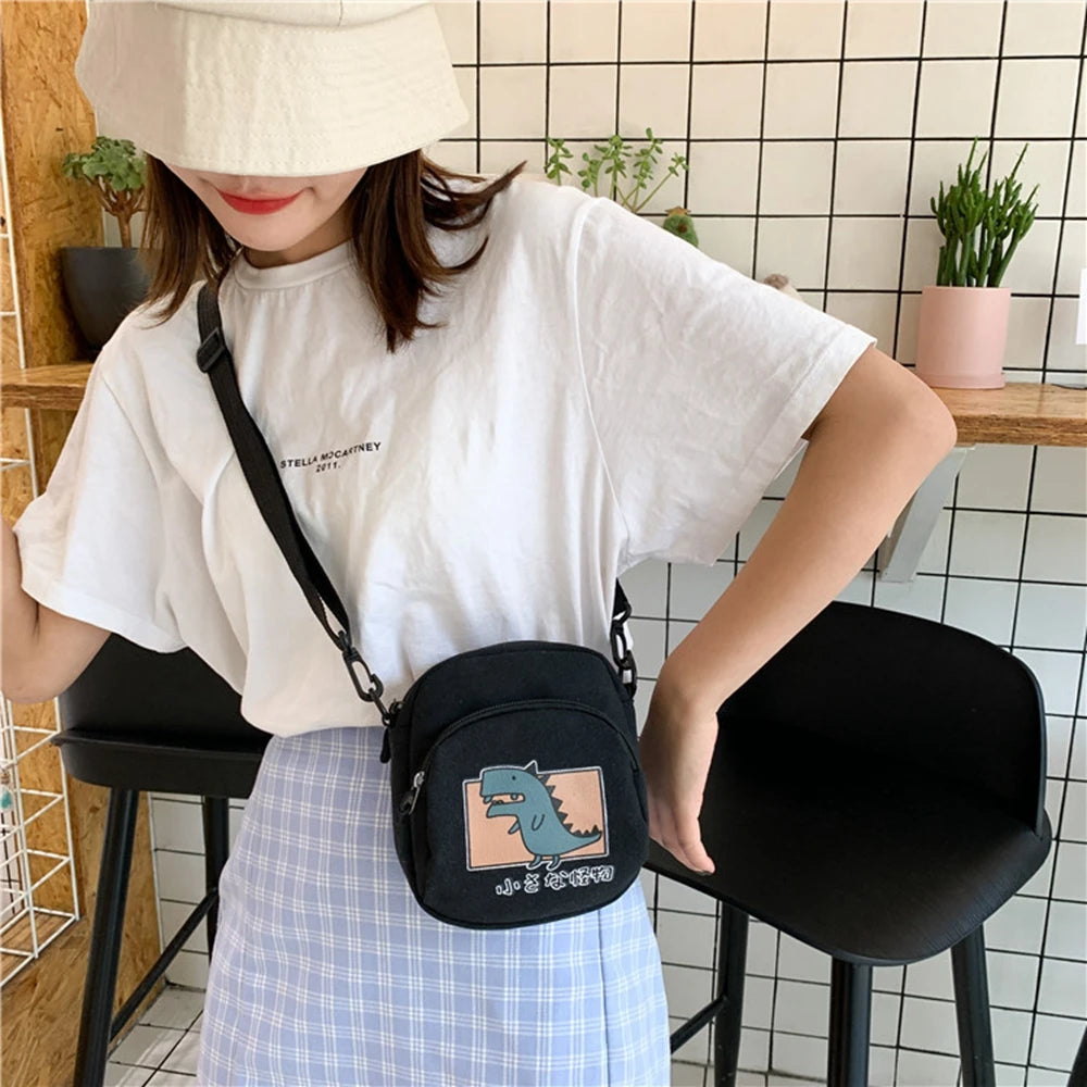 Casual Small Bags Womens Cartoon Crossbody Bags for Women Girls