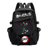 Demon Slayer Boy School Bag Children Backpack Canvas Travel Bag