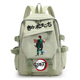 Demon Slayer Boy School Bag Children Backpack Canvas Travel Bag