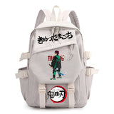 Demon Slayer Boy School Bag Children Backpack Canvas Travel Bag