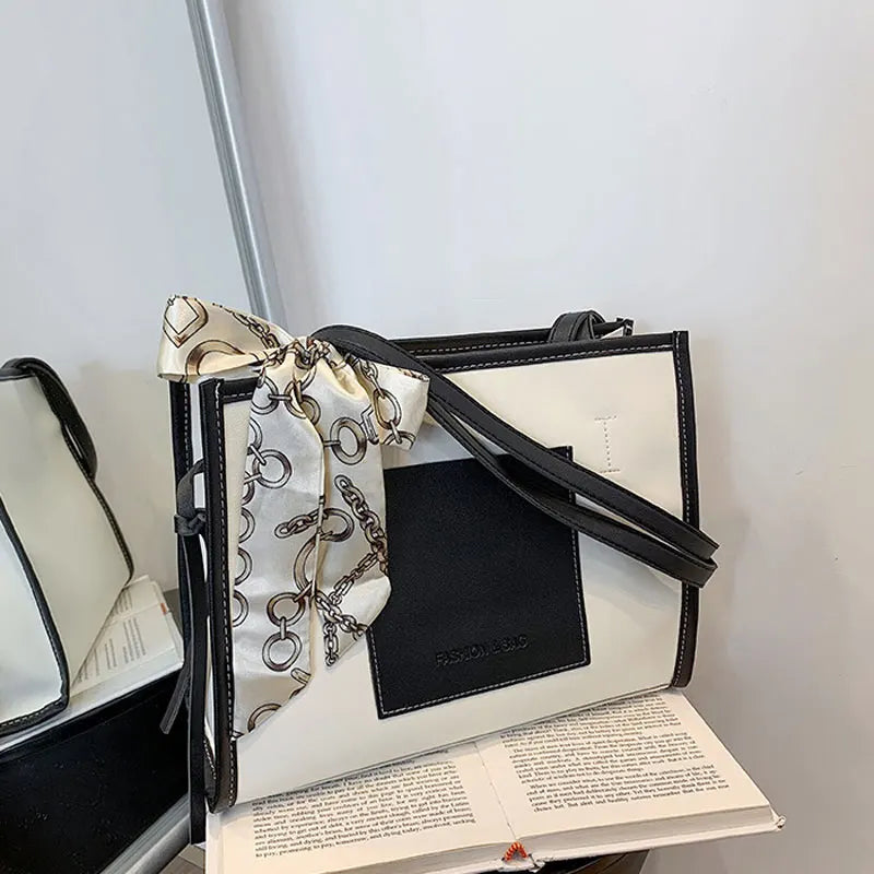 Soft Leather Shoulder Bag Tote High Style Crossbody Bag