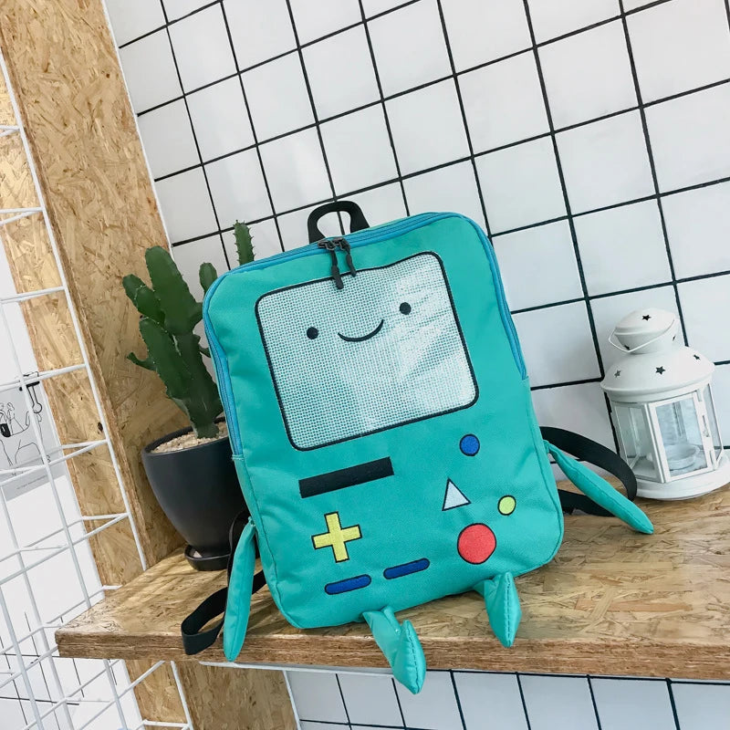 Children Robot Cartoon Backpack Large Capacity Travel Bag