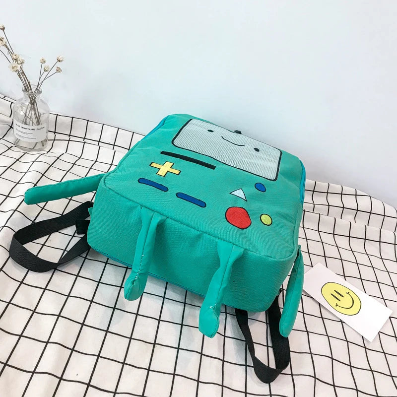 Children Robot Cartoon Backpack Large Capacity Travel Bag