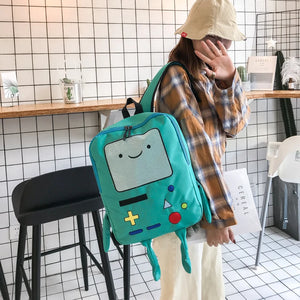 Children Robot Cartoon Backpack Large Capacity Travel Bag