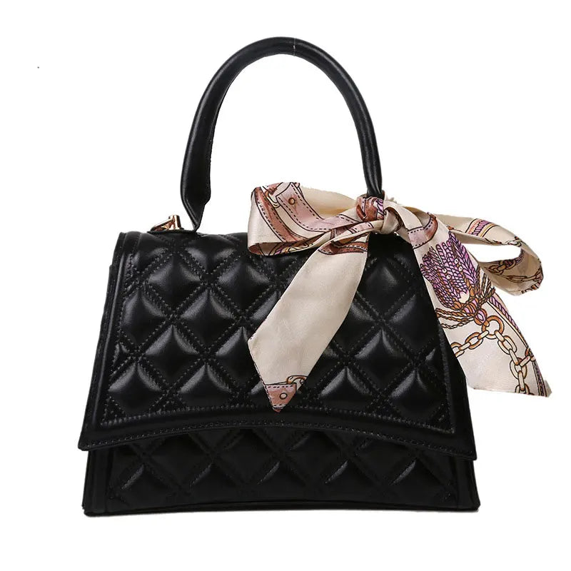 High Style Shoulder Bag for Women Solid Crossbody Plaid Purse