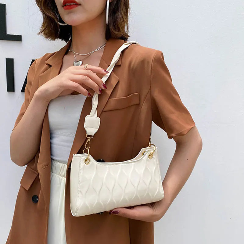 Soft Leather Shoulder Bag Crossbody Bag Female Versatile Purse