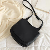 Women Shoulder Bag Soft PU Leather Crossbody Large Capacity Bag