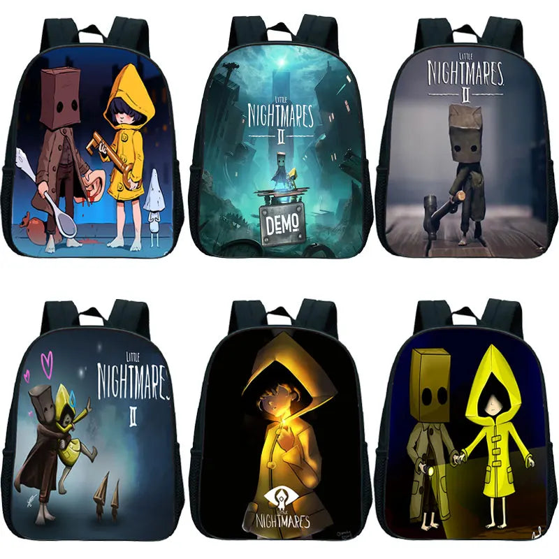 Little Nightmares 2 Backpack Kids School Bag Toddler Rucksack 12 inch