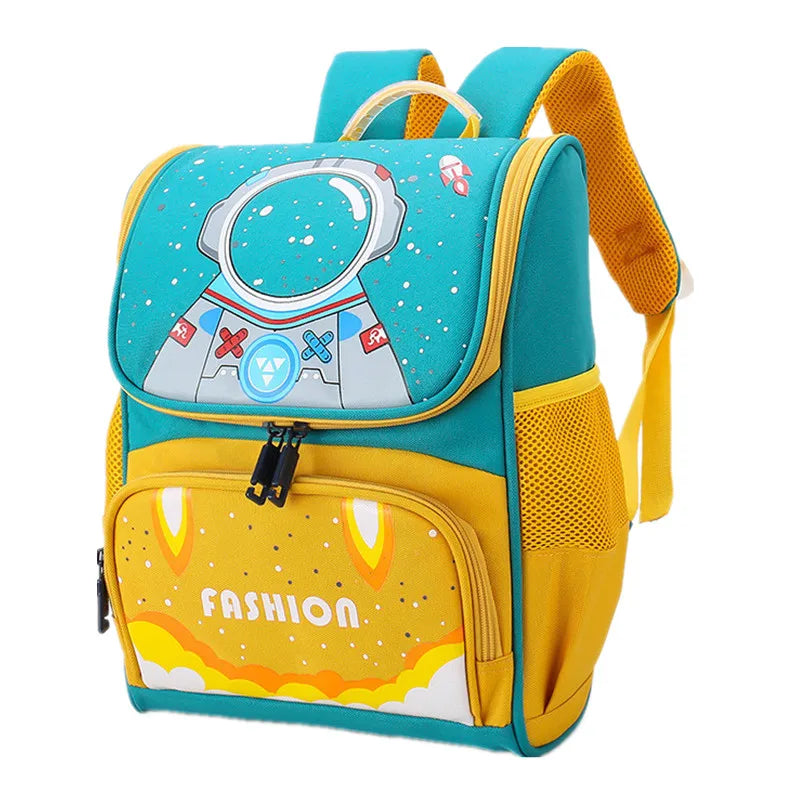 Cartoon Printing Backpack for Kids, Boy Girl Kindergarten School Bag