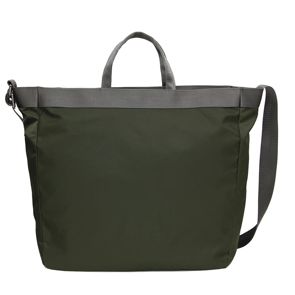 Korea Large Bag Shoulder Bag for Men Crossbody Waterproof Nylon Travel Totes