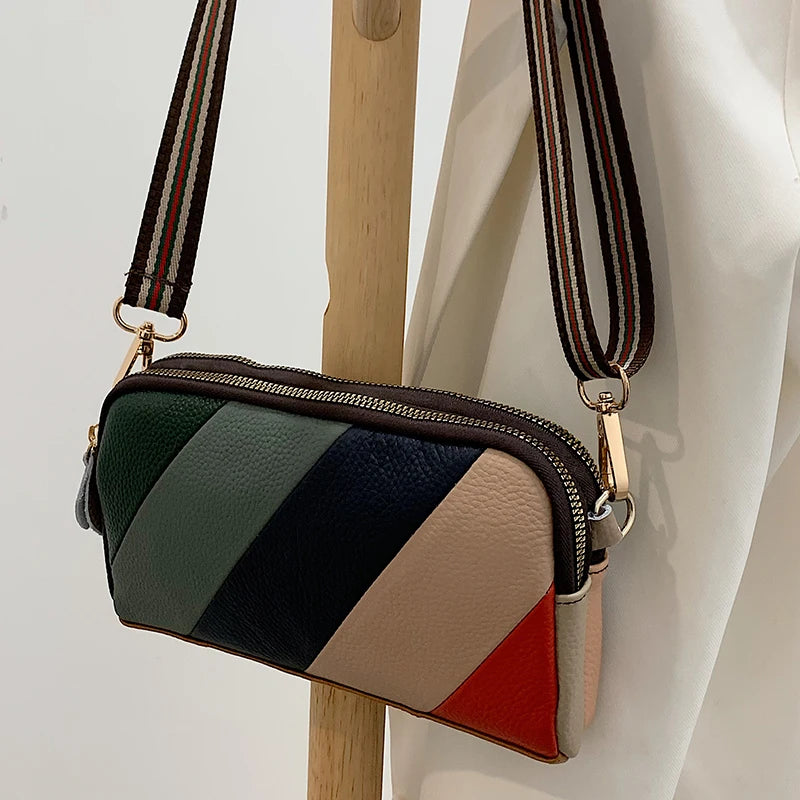 Rainbow Shoulder Bag for Women Girls, Small Commuting Business Purse