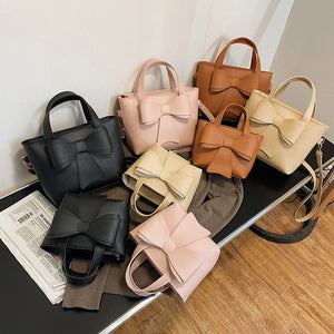 Pink Mother Daughter Bow Cross-body Bag