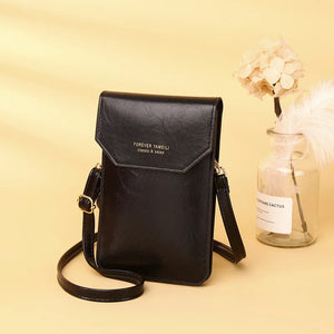 Women's Crossbody Shoulder Handbag with Touch Screen Cell Phone Pocket