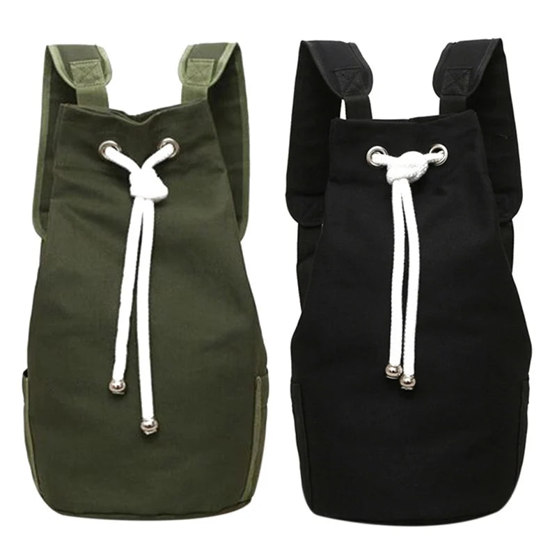 Casual Men Canvas Large Capacity Backpack Rucksack Pack School Bag