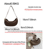 Women's Crossbody Bag Large Capacity Soft PU Leather Shoulder Bag