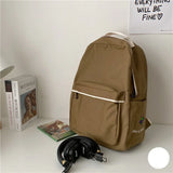 Canvas Women Shoulder Bag for Teenager Girls School Backpack