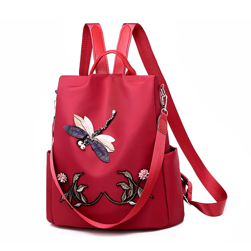 Casual Oxford Women's Backpack High Student Girls School Bag