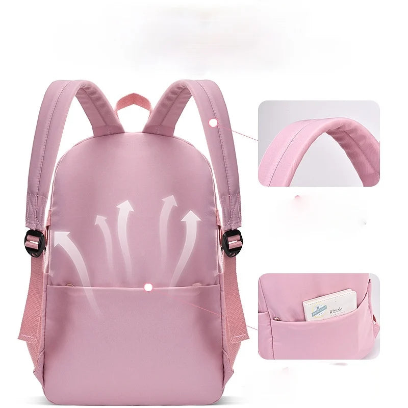 Waterproof Big Schoolbag Children Backpack for Teenage Girls