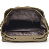 Canvas Backpack for High School College Student