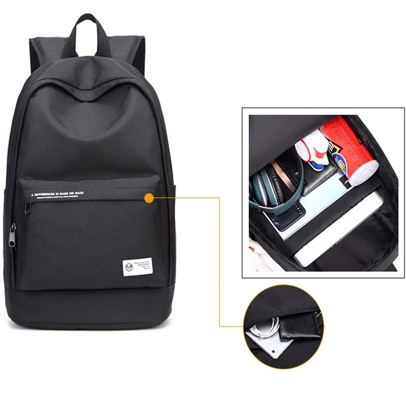 Waterproof School Bags Youth College Style Backpack Female Business Travel
