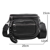 Genuine Cowhide Leather Women Shoulder Bag High Ladies Crossbody Totes