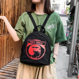 Golf Cartoon Print Mini Backpack Teenager Girls Shoulder Bag Outing Bag